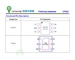 LPSemi΢Դ LP3321B6F ׹LED(q)оƬ